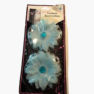 Blue Daisy Magnet Floral Magnetic Fashion Rhinestone Accessories Lockers Boards